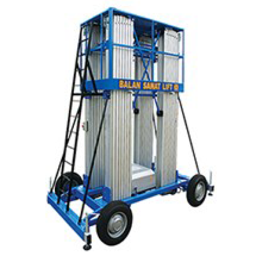 بالابر نفربر هیدرولیکی چهار دکله چرخ خودرویی (EHFL)